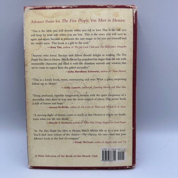 The Five People You Meet In Heaven By Mitch Albom 2003 Hardcover First Edition - Picture 2 of 3
